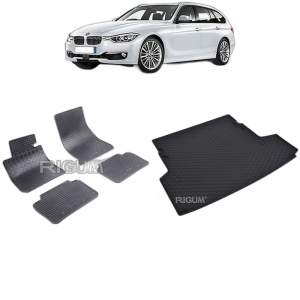 Set Covorase Auto Si Tavita Portbagaj BMW SERIA 3 F31 din 12.2012 - 02.2019, caroserie combi,