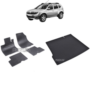 Set Covorase Auto Si Tavita Portbagaj DACIA DUSTER I din 2010 - 12.2017, caroserie suv, 4X2