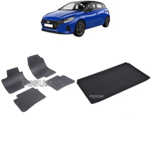 Set Covorase Auto Si Tavita Portbagaj HYUNDAI I20 III din 10.2020 - 2026, caroserie hatchback,