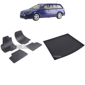 Set Covorase Auto Si Tavita Portbagaj OPEL ASTRA H din 2004 - 12.2014, caroserie combi,