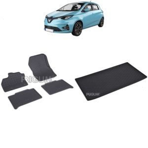 Set Covorase Auto Si Tavita Portbagaj RENAULT ZOE din 06.2019 - 2026, caroserie hatchback facelift,
