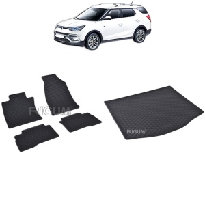 Set Covorase Auto Si Tavita Portbagaj SSANG YONG GRAND TIVOLI din 2021 - 2026, caroserie suv,