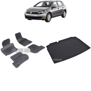 Set Covorase Auto Si Tavita Portbagaj VOLKSWAGEN GOLF 6 din 06.2007 - 09.2012, caroserie hatchback, ROATA REZERVA MICA / KIT REPARATIE