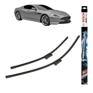 Set stergatoare auto ASTON MARTIN VIRAGE Vantage din 2011-2012, Bosch Aerotwin, din cauciuc siliconat rezistent