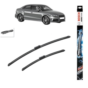 Set stergatoare auto AUDI A3 Limousine (8VS, 8VM) din 2013-2020, Bosch Aerotwin, din cauciuc siliconat rezistent