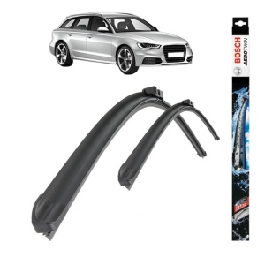 Set stergatoare auto AUDI A6 C7 Avant (4G5, 4GD) din 2011-2018, Bosch Aerotwin, din cauciuc siliconat rezistent