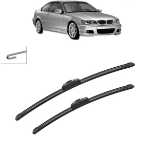 Set stergatoare auto BMW 3 Coupe (E46) din 1998-2006, Bosch Aerotwin Retrofit, din cauciuc siliconat rezistent - Img 7