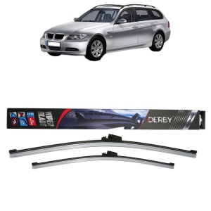 Set stergatoare auto BMW 3 Touring (E91) din 2004-2012, Derby, din cauciuc siliconat rezistent
