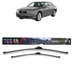 Set stergatoare auto BMW 7 (E65, E66, E67) din 2005-2008, Derby, din cauciuc siliconat rezistent