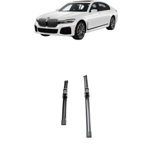 Set stergatoare auto BMW 7 (G70) din 2022-2023, Bosch Aerotwin, din cauciuc siliconat rezistent - Img 11