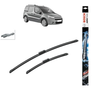 Set stergatoare auto CITROEN BERLINGO MULTISPACE (B9) din 2008-2021, Bosch Aerotwin, din cauciuc siliconat rezistent