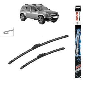 Set stergatoare auto DACIA DUSTER (HS_) din 2010-2018, Bosch Aerotwin Retrofit, din cauciuc siliconat rezistent