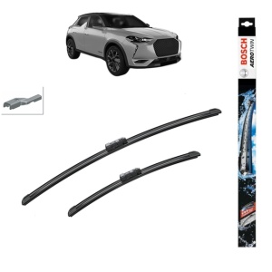 Set stergatoare auto DS DS 3 / DS 3 CROSSBACK (UR_, UC_, UJ_) din 2019-2024, Bosch Aerotwin, din cauciuc siliconat rezistent