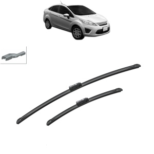 Set stergatoare auto FORD FIESTA Saloon din 2002-2017, Bosch Aerotwin, din cauciuc siliconat rezistent - Img 8