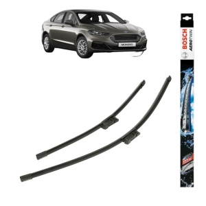 Set stergatoare auto FORD MONDEO V Saloon (CD) din 2012-2019, Bosch Aerotwin, din cauciuc siliconat rezistent