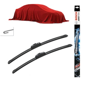 Set stergatoare auto FORD SIERRA I Hatchback din 1987-1993, Bosch Aerotwin Retrofit, din cauciuc siliconat rezistent