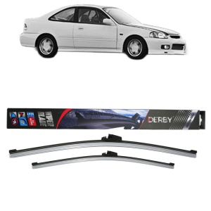 Set stergatoare auto HONDA CIVIC VI Coupe (EJ, EM1) din 1996-2000, Derby, din cauciuc siliconat rezistent