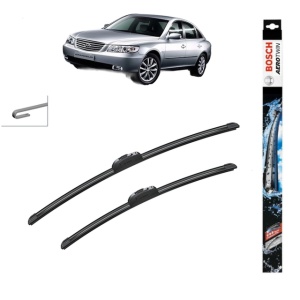 Set stergatoare auto HYUNDAI GRANDEUR (TG) din 2005-2011, Bosch Aerotwin Retrofit, din cauciuc siliconat rezistent