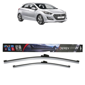 Set stergatoare auto HYUNDAI i30 (GD) din 2011-2016, Derby, din cauciuc siliconat rezistent