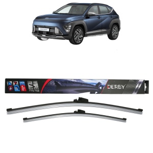 Set stergatoare auto HYUNDAI KONA (SX2) din 2023-2025, Derby, din cauciuc siliconat rezistent