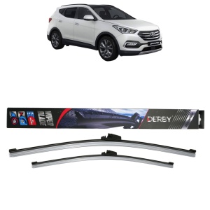 Set stergatoare auto HYUNDAI SANTA FE IV SUV Van (TM) din 2018-2020, Derby, din cauciuc siliconat rezistent