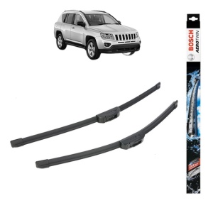 Set stergatoare auto JEEP COMPASS (MK49) din 2006-2011, Bosch Aerotwin Retrofit, din cauciuc siliconat rezistent