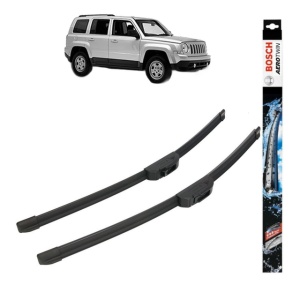 Set stergatoare auto JEEP PATRIOT (MK74) din 2007-2017, Bosch Aerotwin Retrofit, din cauciuc siliconat rezistent