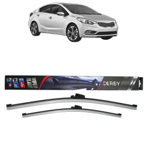 Set stergatoare auto KIA CERATO III Saloon (YD) din 2013-2018, Derby, din cauciuc siliconat rezistent