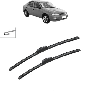Set stergatoare auto KIA SEPHIA (FA) din 1995-1997, Bosch Aerotwin Retrofit, din cauciuc siliconat rezistent - Img 7