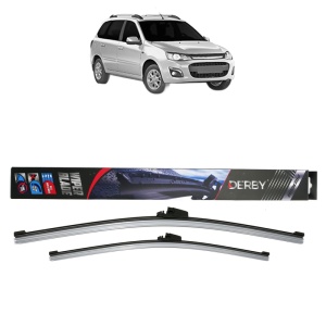 Set stergatoare auto LADA KALINA II Estate (2194_) din 2013-2018, Derby, din cauciuc siliconat rezistent