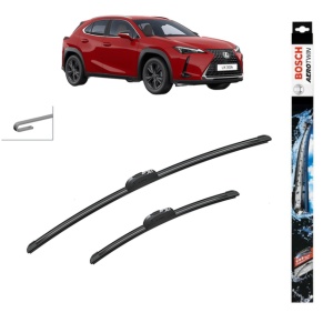 Set stergatoare auto LEXUS UX (_AA1_, _AH1_, _MA1_) din 2018-2024, Bosch Aerotwin Retrofit, din cauciuc siliconat rezistent