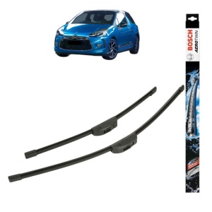 Set stergatoare auto MAZDA 3 Hatchback Van (BM) din 2015-2016, Bosch Aerotwin, din cauciuc siliconat rezistent