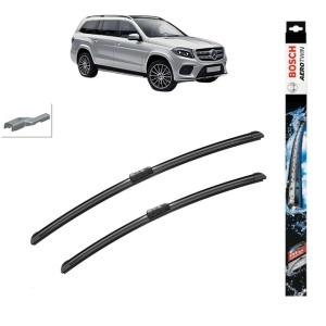 Set stergatoare auto MERCEDES-BENZ GLS (X166) din 2015-2019, Bosch Aerotwin, din cauciuc siliconat rezistent