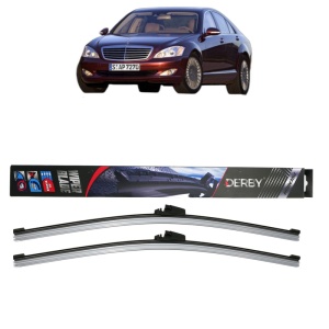 Set stergatoare auto MERCEDES-BENZ S-CLASS (W221, V221) din 2005-2013, Derby, din cauciuc siliconat rezistent