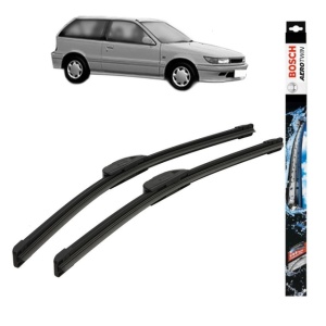 Set stergatoare auto MITSUBISHI LANCER IV Hatchback (C6_A, C7_A) din 1992-1994, Bosch Aerotwin Retrofit, din cauciuc siliconat rezistent