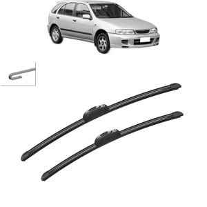 Set stergatoare auto NISSAN ALMERA I Hatchback (N15) din 1995-2000, Bosch Aerotwin Retrofit, din cauciuc siliconat rezistent - Img 7