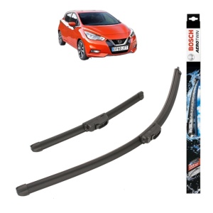 Set stergatoare auto NISSAN MICRA V (K14) din 2016-2023, Bosch Aerotwin Retrofit, din cauciuc siliconat rezistent