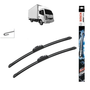 Set stergatoare auto NISSAN NT400 CABSTAR (F24M) din 2014-2016, Bosch Aerotwin Retrofit, din cauciuc siliconat rezistent