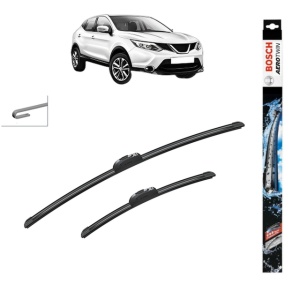 Set stergatoare auto NISSAN QASHQAI II VAN (J11_) din 2018, Bosch Aerotwin Retrofit, din cauciuc siliconat rezistent