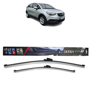 Set stergatoare auto OPEL CROSSLAND X / CROSSLAND (P17, P2QO) din 2017-2020, Derby, din cauciuc siliconat rezistent