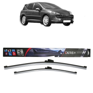Set stergatoare auto PEUGEOT 207 SW (WK_) din 2007-2013, Derby, din cauciuc siliconat rezistent