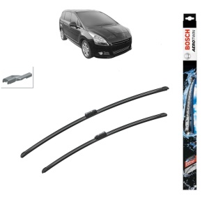 Set stergatoare auto PEUGEOT 5008 I Van (0U_) din 2009-2017, Bosch Aerotwin, din cauciuc siliconat rezistent