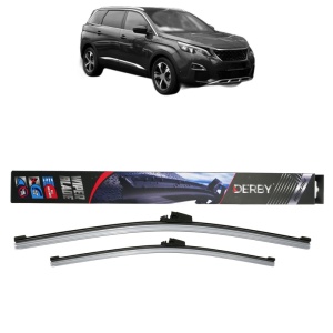 Set stergatoare auto PEUGEOT 5008 II (MC_, MJ_, MR_, M4_) din 2016-2023, Derby, din cauciuc siliconat rezistent