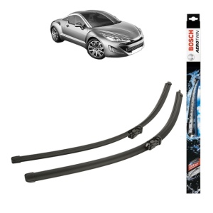 Set stergatoare auto PEUGEOT RCZ din 2010-2015, Bosch Aerotwin, din cauciuc siliconat rezistent