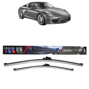 Set stergatoare auto PORSCHE 911 Targa (991) din 2014-2019, Derby, din cauciuc siliconat rezistent