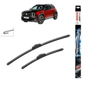 Set stergatoare auto RENAULT 4 din 2025, Bosch Aerotwin Retrofit, din cauciuc siliconat rezistent