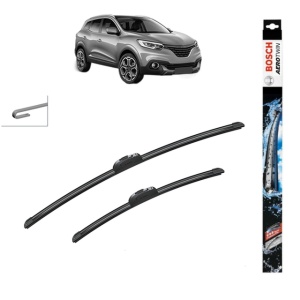 Set stergatoare auto RENAULT KADJAR (HA_, HL_) din 2015-2021, Bosch Aerotwin Retrofit, din cauciuc siliconat rezistent