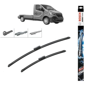 Set stergatoare auto RENAULT TRAFIC III Platform/Chassis (EG_) din 2014-2023, Bosch Aerotwin Multi, din cauciuc siliconat rezistent