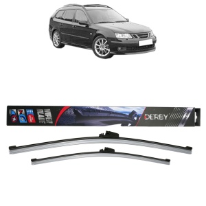 Set stergatoare auto SAAB 9-3 Estate (E50) din 2005-2015, Derby, din cauciuc siliconat rezistent