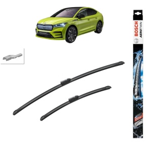 Set stergatoare auto SKODA ENYAQ iV Coupe (5AC) din 2021-2025, Bosch Aerotwin, din cauciuc siliconat rezistent